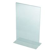Менюхолдер (тейбл тент) вертикальный из оргстекла, 148х210 мм, MH-A5V