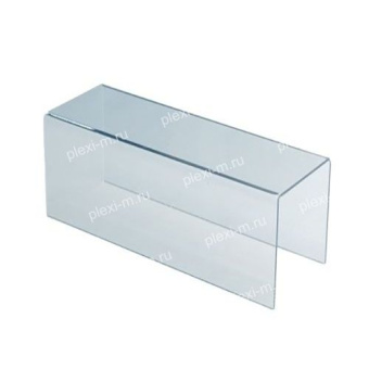 Подставка лесенка из оргстекла 30x10х15 см, толщина 2 мм, PL-1150100-300T2