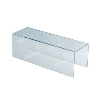 Подставка лесенка из оргстекла 30x10х10 см, толщина 3 мм, PL-1100100-300T3
